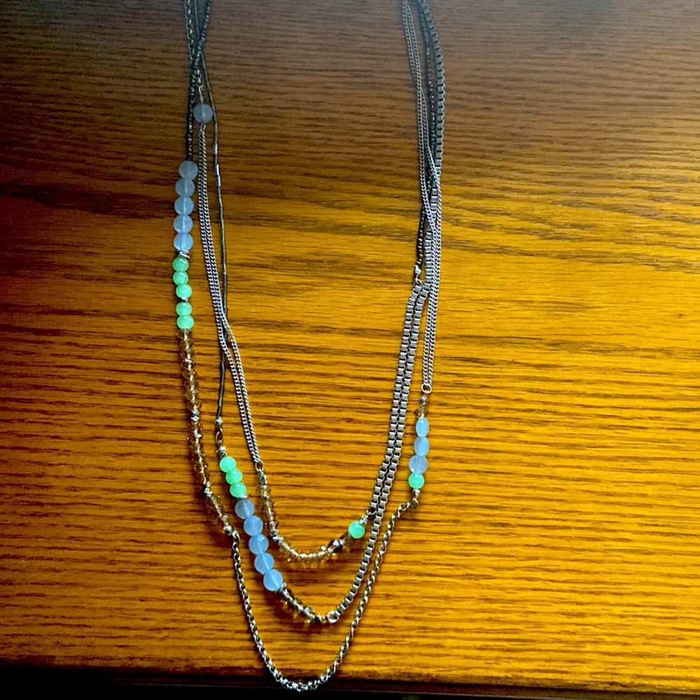 Layered necklace/ all one